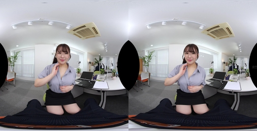 【VR】地味で巨乳な派遣社員は博多弁で喘ぎ…匂いでイク女 美波汐里 